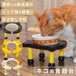 画像3: 【ポイント10倍で会員様はお得】猫 猫用品 可愛い 食器台 ネコ脚付ボウルスタンド ※お皿は別売り［ポンポリース］ (3)