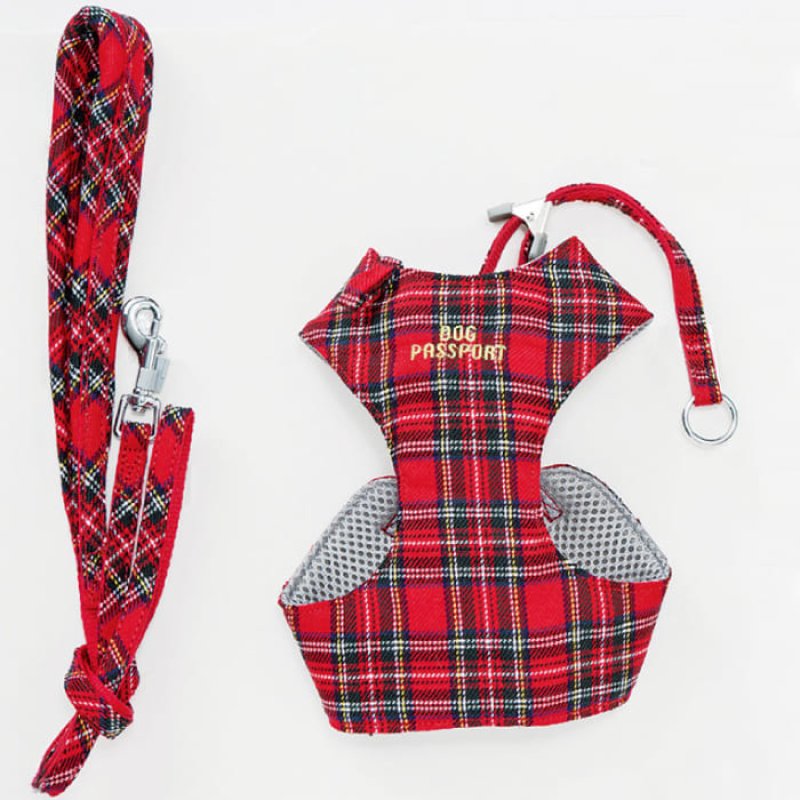 画像16: 【ポイント10倍で会員様はお得】スーパーハーネス＆リード タータンチェック 【1〜5号】小型犬用※在庫限り (16)
