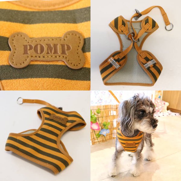 画像27: 【ポイント10倍で会員様はお得】 ［防虫香り袋プレゼント］犬用 スーパーハーネス＆リード 2モデル  ボーダーニットor  ロイヤルチェック (27)