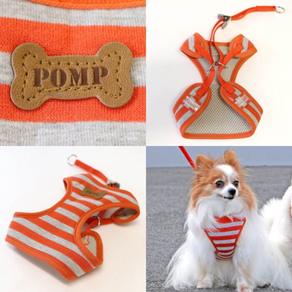 画像26: 【ポイント10倍で会員様はお得】 ［防虫香り袋プレゼント］犬用 スーパーハーネス＆リード 2モデル  ボーダーニットor  ロイヤルチェック (26)