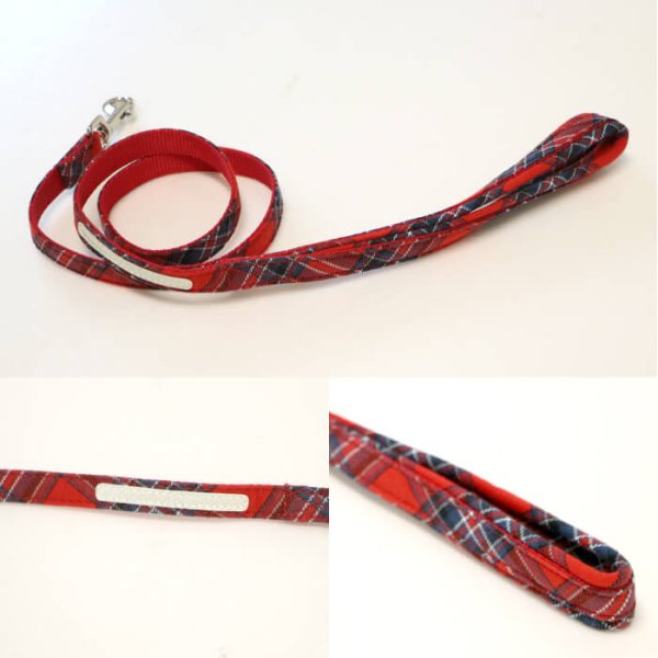 画像31: 【ポイント10倍で会員様はお得】 ［防虫香り袋プレゼント］犬用 スーパーハーネス＆リード 2モデル  ボーダーニットor  ロイヤルチェック (31)