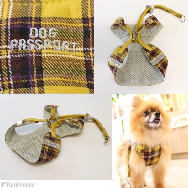 画像24: 【ポイント10倍で会員様はお得】 ［防虫香り袋プレゼント］犬用 スーパーハーネス＆リード 2モデル  ボーダーニットor  ロイヤルチェック (24)