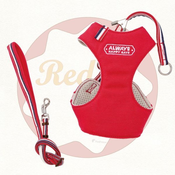 画像10: 【ポイント10倍で会員様はお得】  猫用スーパーハーネス＆リード トリコロールネオ CAT 【2〜4号】 (10)