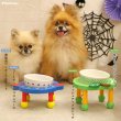 画像15: 【ポイント10倍で会員様はお得】  犬 猫 可愛い 食器台 木製 フードボウル  木製 食器台トロピカルフルーツ ※お皿は別売り【小型】 (15)