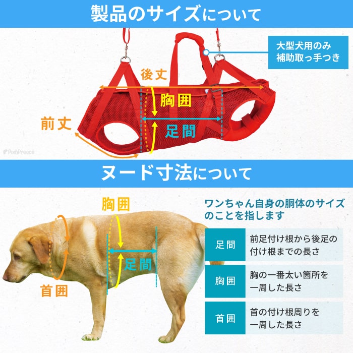 介護ハーネス　ポンポリース3WAYケアハーネス　3号